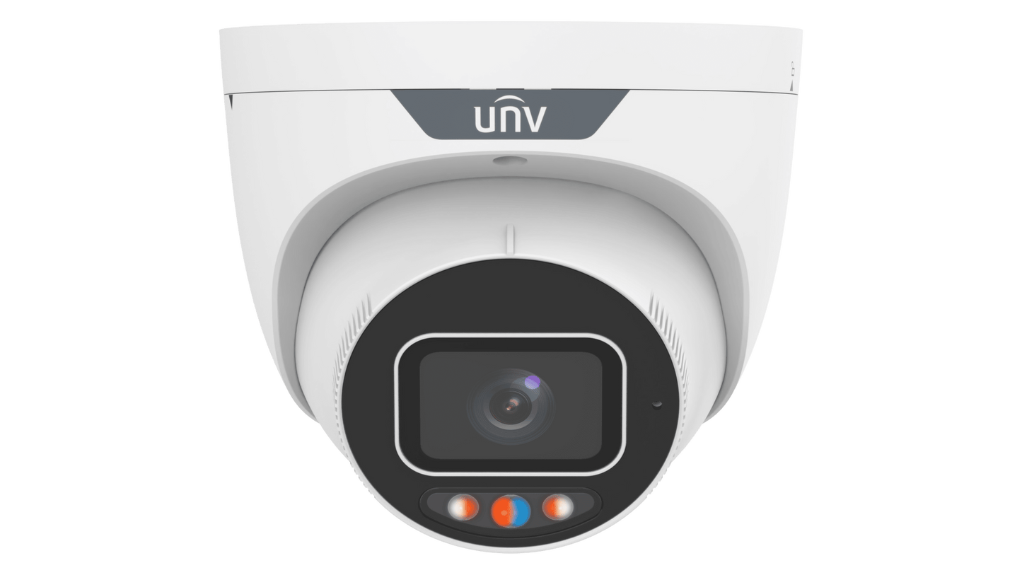 Uniview 4K 8MP IP Turret TriGuard 2.0 Intelligent Light/Audible 2.8mm (IPC3638SS-ADF28KMC-I1)