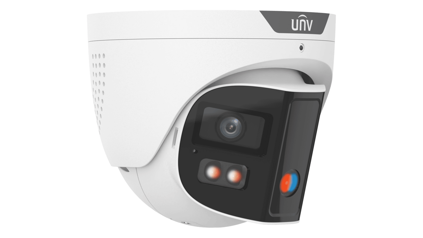 Uniview 8MP ColorHunter Omnivew Tri-Guard 2.0 Dual Sensor 180.00° Turret (IPC3K28SE-ADF28KMC-DL-I0)