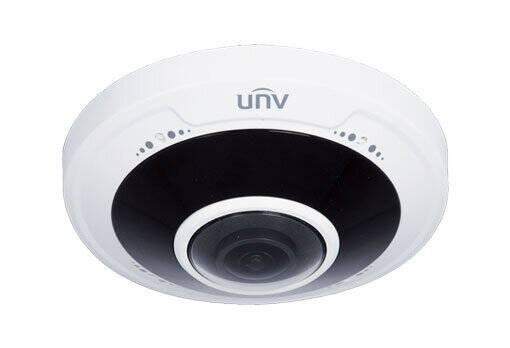 Uniview IP Network 5MP 360 Fish Eye Dome Camera, IP66, IR 33ft, IK10 (IPC815SB-ADF14K-I0)