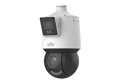 Uniview IP Network 4MP Lighthunter Dual-lens Fixed and 25x PTZ Camera (IPC94144SFW-X25-F40C)