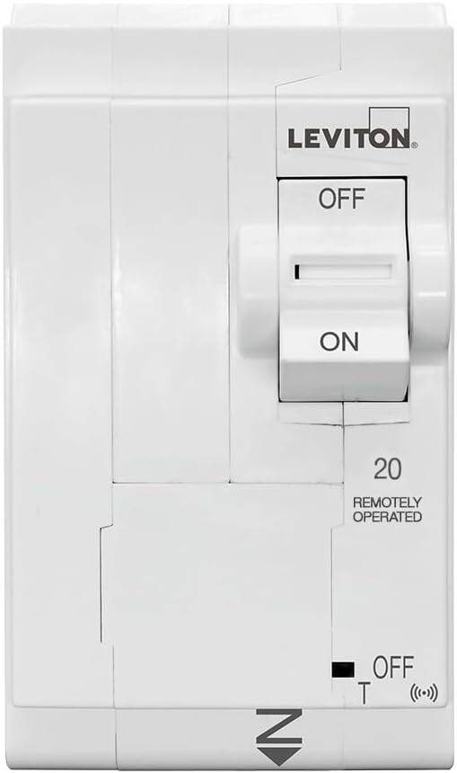 Leviton Branch Circuit Breaker 20A 2-POLE Thermal Smart w/ Remote, Gen 2 (LB220-ST)
