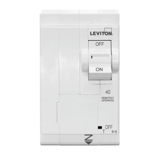 Disjoncteur de dérivation Leviton 40 A bipolaire intelligent, thermique, 2e génération (LB240-ST)