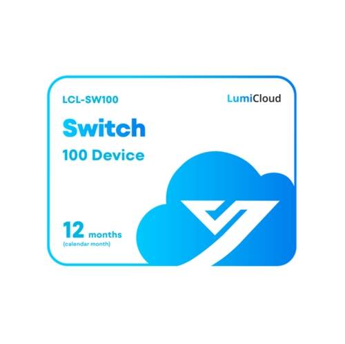 Luminys LumiCloud Network Switch License, 1 Year, 100 Device (LM-LCL-SW100)