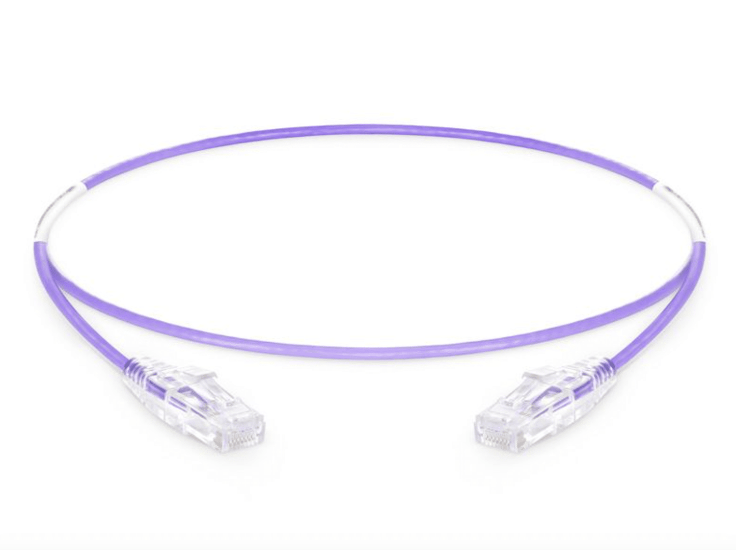 CAT6 Molded Snagless Gigabit Patch Cable, 1 Foot 0.3 m, Purple (MAX-C6PATCH1PU)