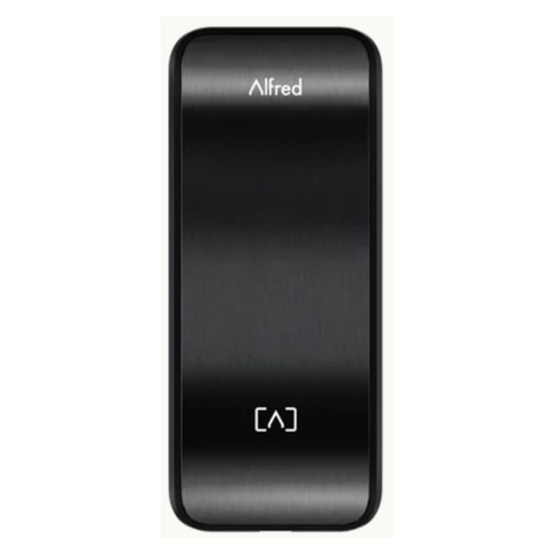 Alfred ML2 Mortise Lock with Bluetooth, RFID, Black - Smart Panel Only (ML2-BL)