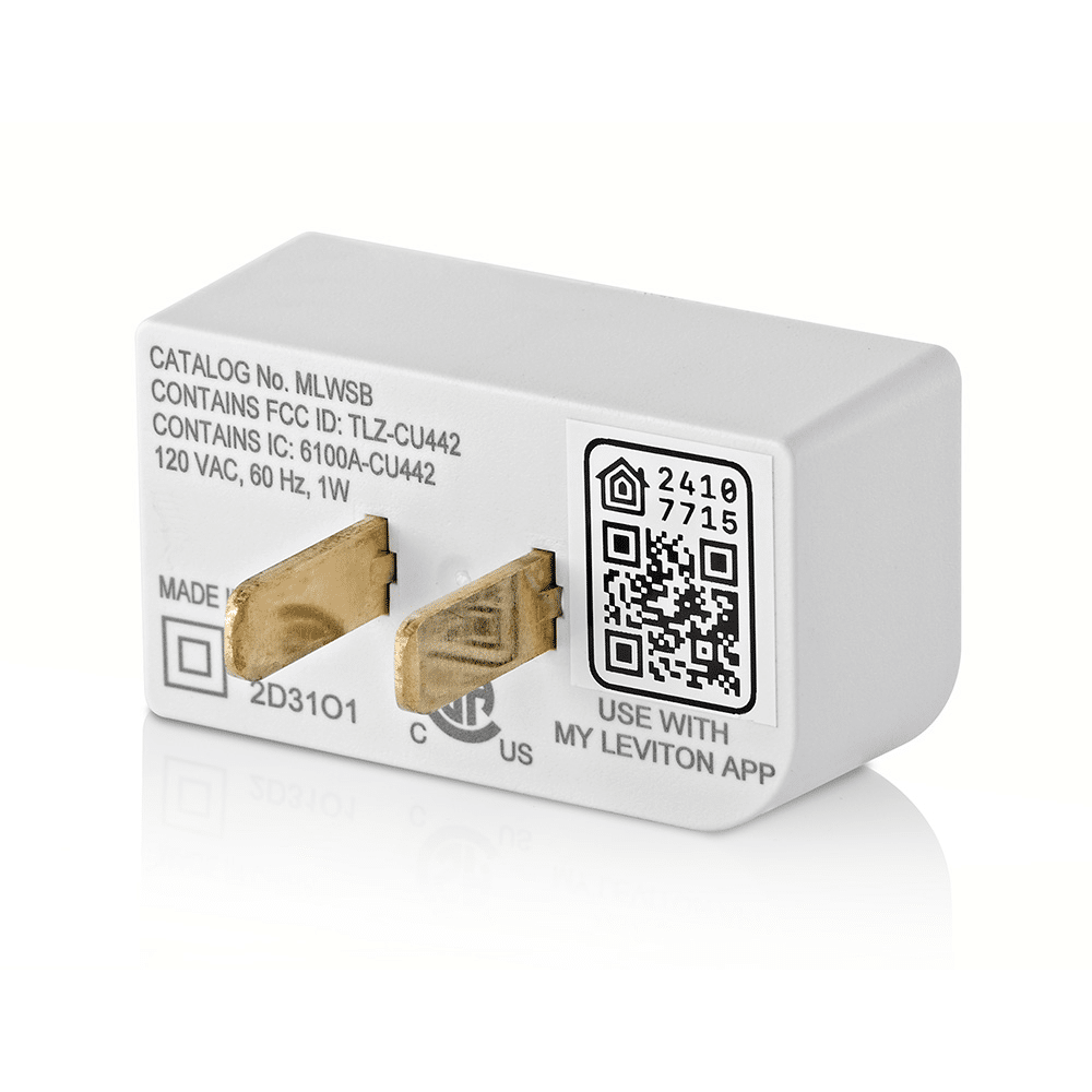 Leviton Decora Smart WiFi Bridge, Supports up to 25 Devices (MLWSB-1BW)