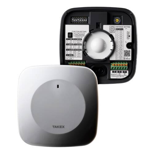 TAKEX MMWave Wide Detector 13.2 x 3.3 FT Wide, Up to 11.5 FT Detection, White (MMW-3W)
