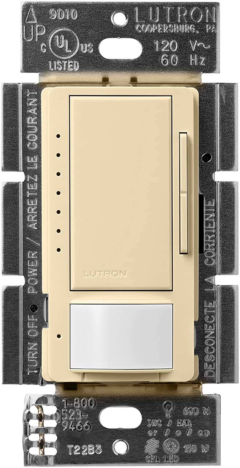 Lutron Maestro Occupancy Sensor LED+ Dimmer, Ivory (MSCL-OP153M-IV)