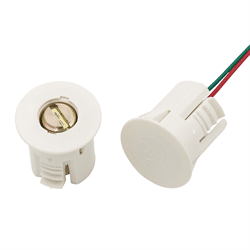 Flair Recessed High Security Balanced Magnetic Contact 3/4 Inch White (MSS200-7)