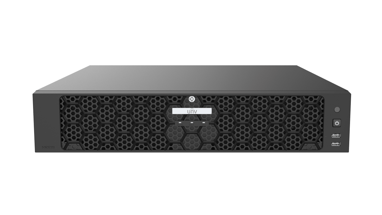 Uniview 64 Channel 8 SATA HDD NVR Network Video Recorder IQ Series (NVR508-64E-R-IQ)