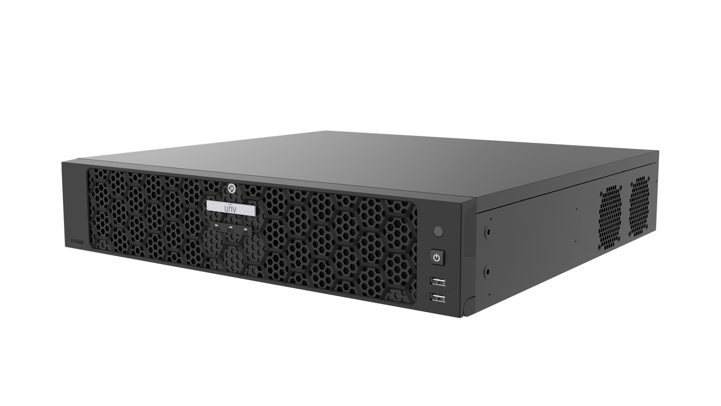 Uniview 64 Channel 8 SATA HDD NVR Network Video Recorder IQ Series (NVR508-64E-R-IQ)