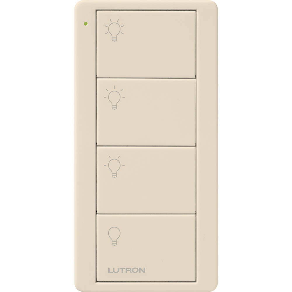 Lutron Pico Remote 4 Button Scene Light, Light Almond (PJ2-4B-GLA-L31)