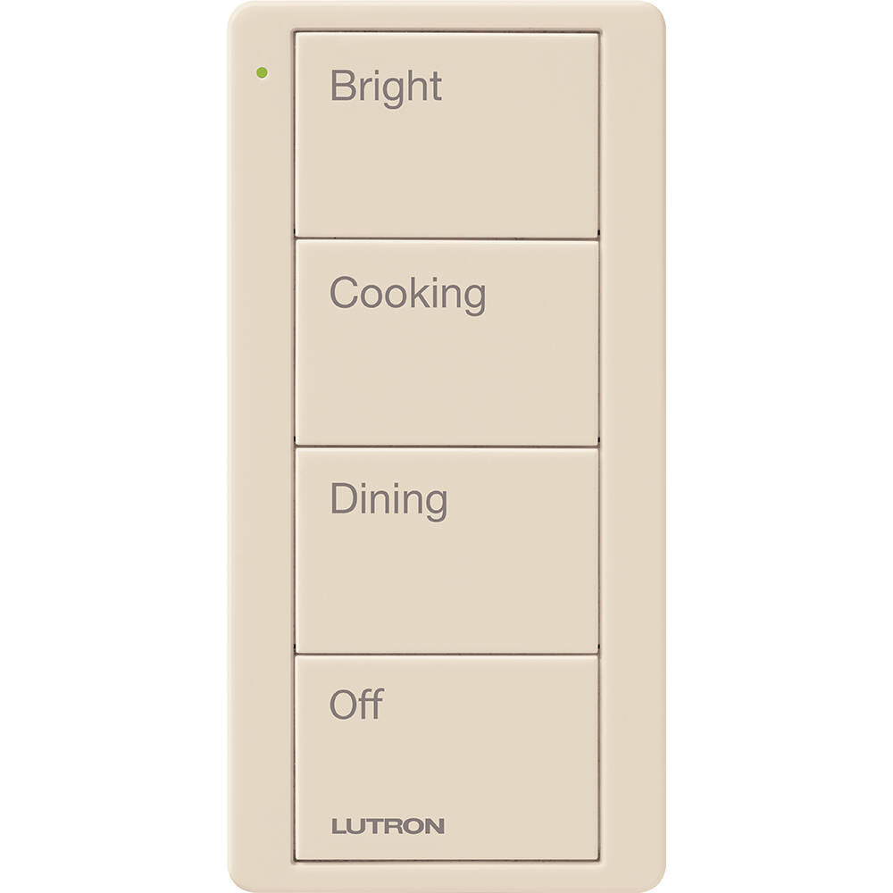 Lutron Pico Remote 4 Button Kitchen Scene, Light Almond (PJ2-4B-GLA-P02)