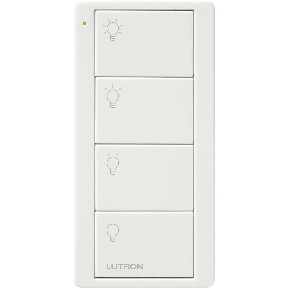 Lutron Pico Remote 4 Button Scene Light, White (PJ2-4B-GWH-L31)