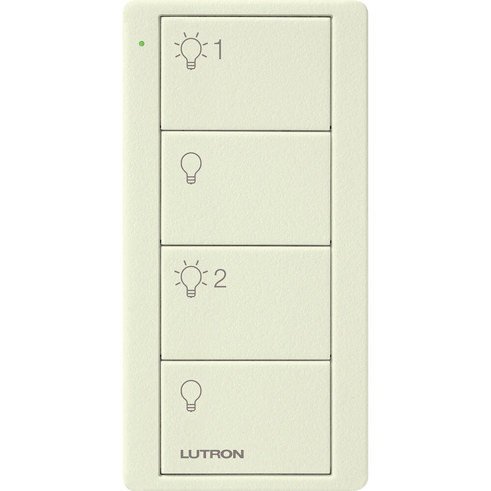 Lutron Pico Remote 4 Button 2 Group Light, Biscuit (PJ2-4B-TBI-L21)