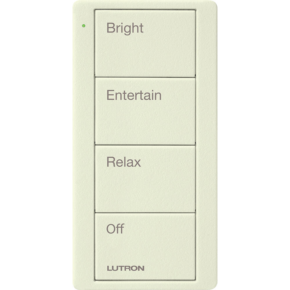 Lutron Pico Remote 4 Button Any Room Scene, Biscuit (PJ2-4B-TBI-P03)
