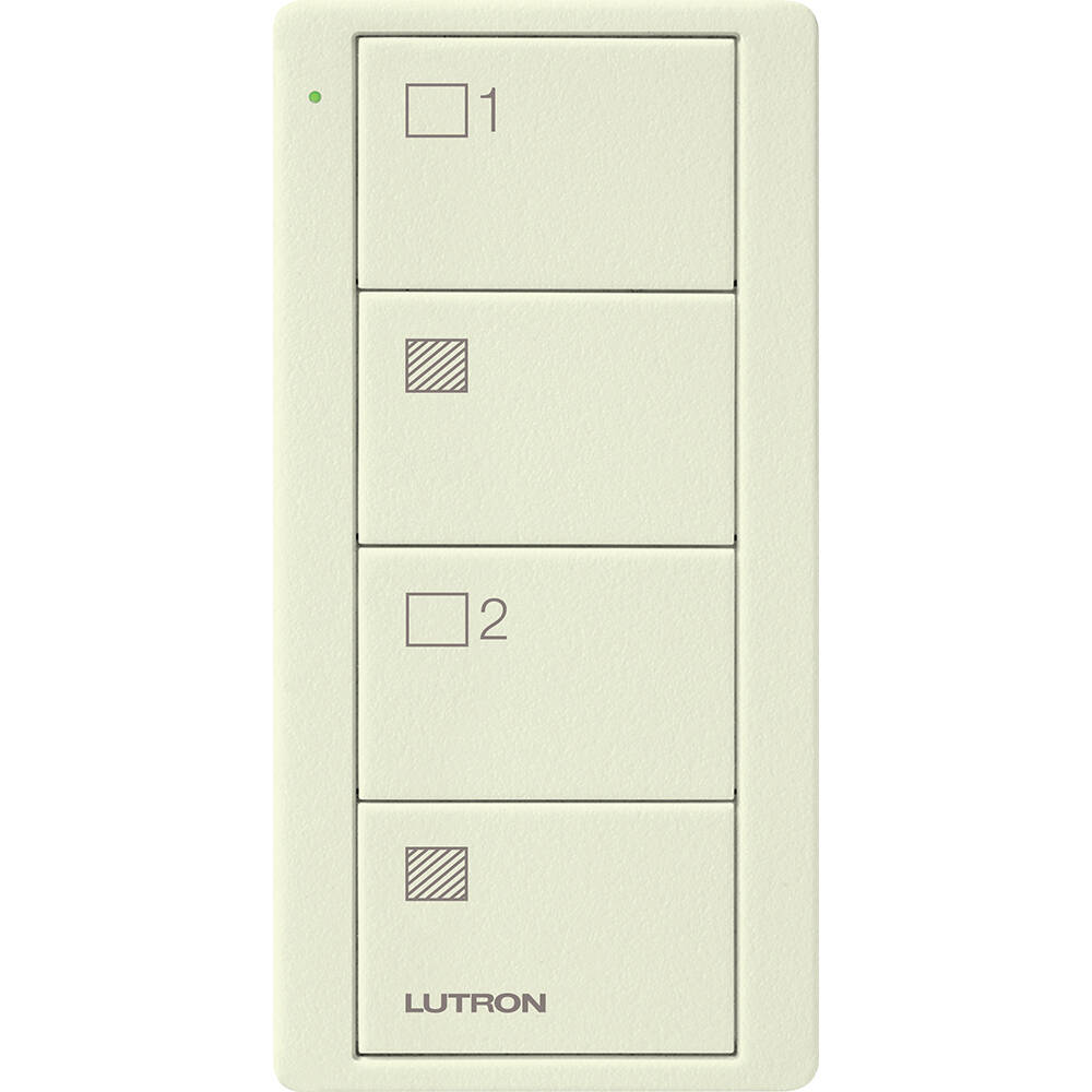 Lutron Pico Remote 4 Button 2 Group Shade, Biscuit (PJ2-4B-TBI-S21)