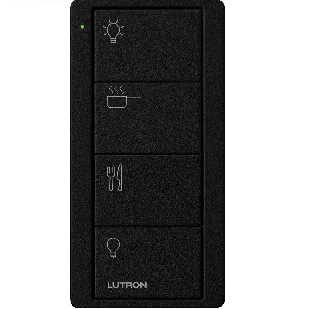 Lutron Pico Remote 4 Button Kitchen Scene, Midnight (PJ2-4B-TMN-P12)