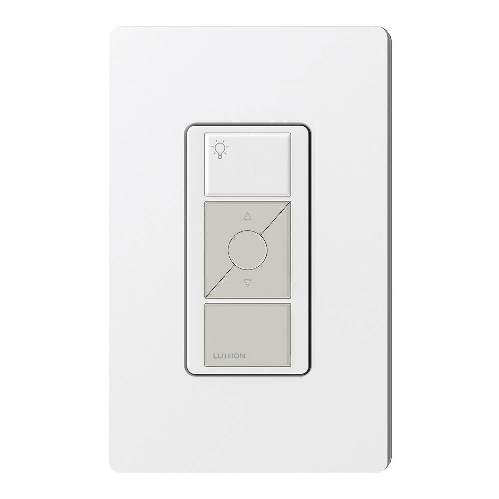 Lutron Caseta Pico Remote Wired 3 Button Raise Lower, Gray (PX-3BRL-GWG-I01)