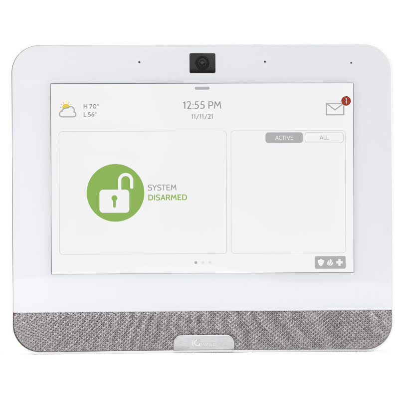 Qolsys IQ Panel 4 with Alarm.com AT&T LTE, PowerG and 319.5 MHZ (IQP4004)