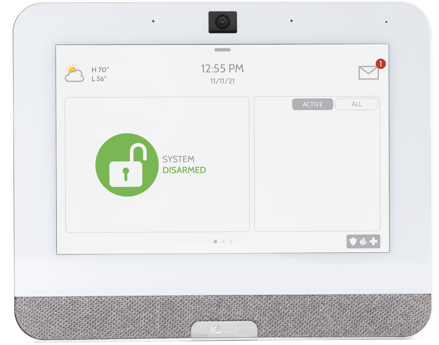 Qolsys IQ Panel 4 with Alarm.com Telus LTE, PowerG and 319.5 (IQP4007)