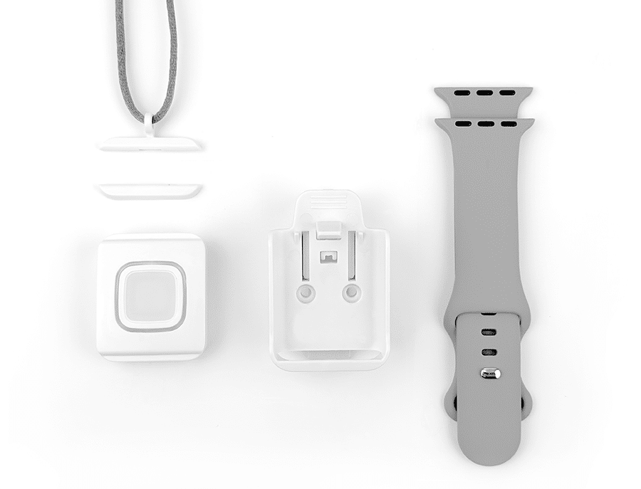 Alula Connect+ Panic with Wristband, Lanyard, Belt Clip, Surface Mount (RE603P)