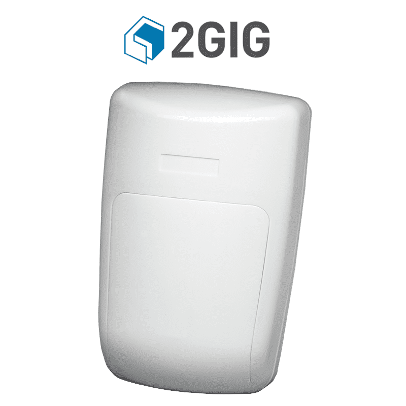 Alula 2GIG 345 Compatible Wireless PIR Motion Detector, Pet Immune 85lbs (RE211P)