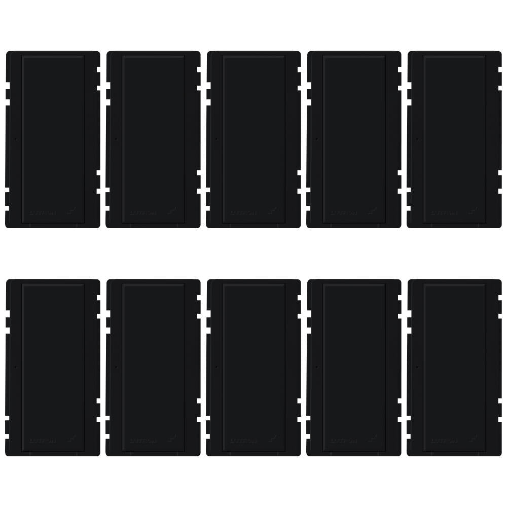 Lutron Colour Kit 10PK for RA Switch 8ANS 8S-DV, Black (RK-S-10-BL)