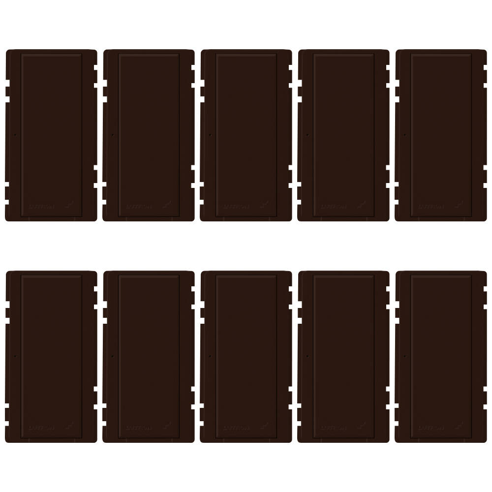 Lutron Colour Kit 10PK for RA Switch 8ANS 8S-DV, Brown (RK-S-10-BR)