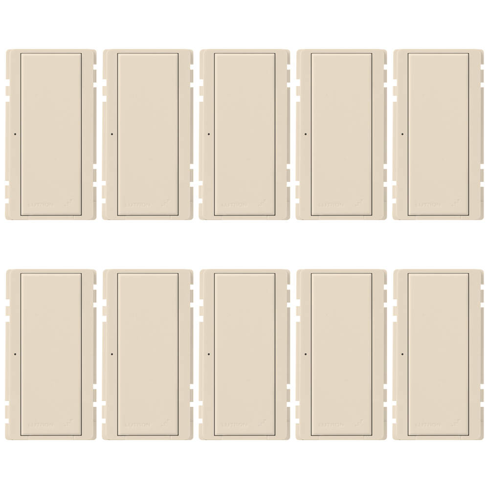 Lutron Colour Kit 10PK for RA Switch 8ANS 8S-DV, Light Almond (RK-S-10-LA)