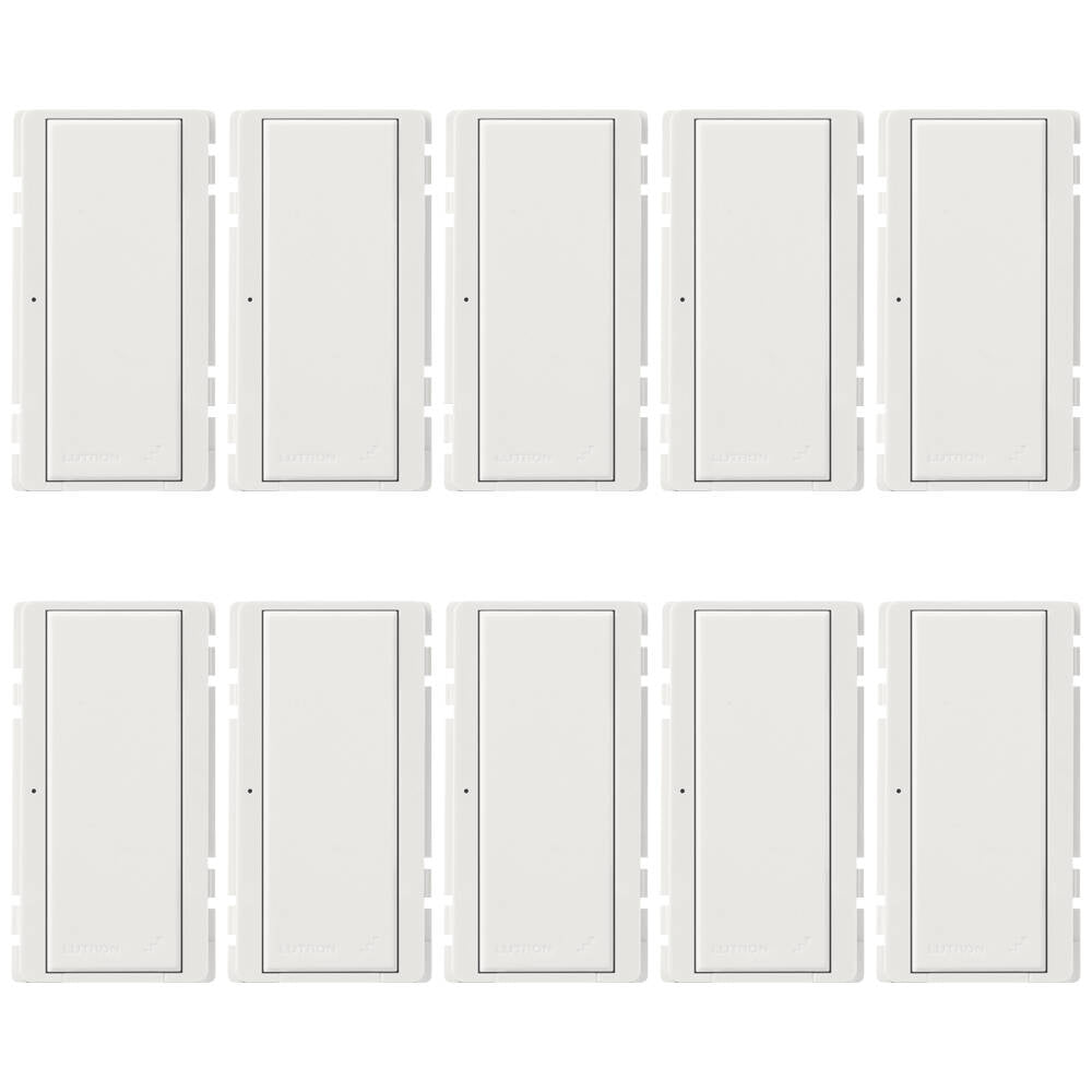 Lutron Colour Kit 10PK for RA Switch 8ANS 8S-DV, White (RK-S-10-WH)