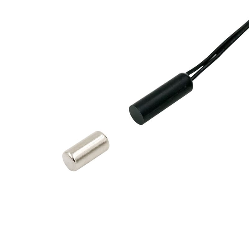 Flair Recessed Magnetic Contact 1/4" x 3/4", 3/4" Gap, Black (RMS68-2)