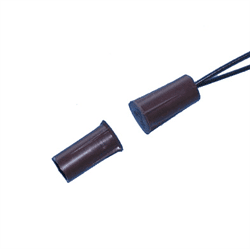 Flair Stubby Recessed Magnetic Contact 3/8" x 3/4" Brown (RMS94-2-BR)