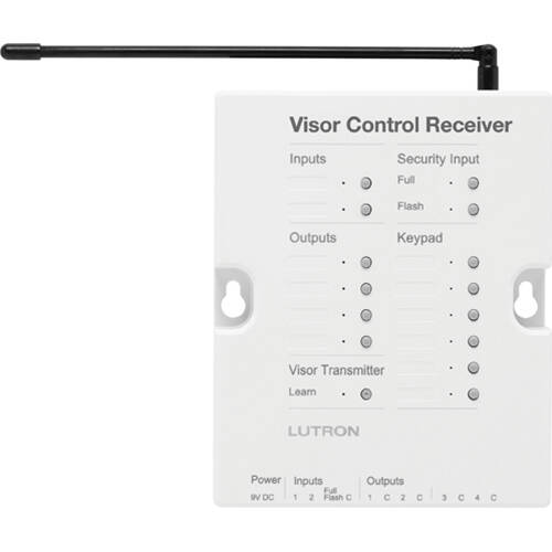 Lutron RadioRA2 Visor Control Receiver (RR-VCRX-WH)