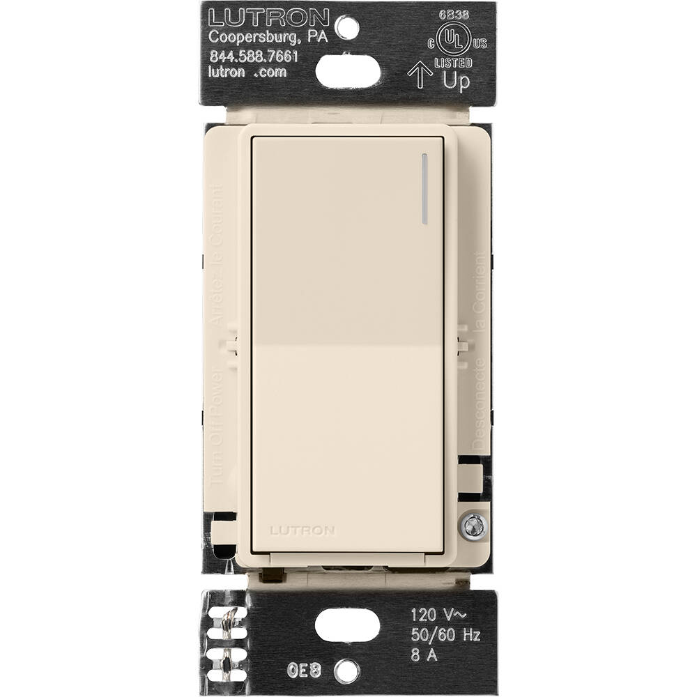 Lutron RadioRA3 SUNNATA RF Switch, Light Almond (RRST-8ANS-LA)
