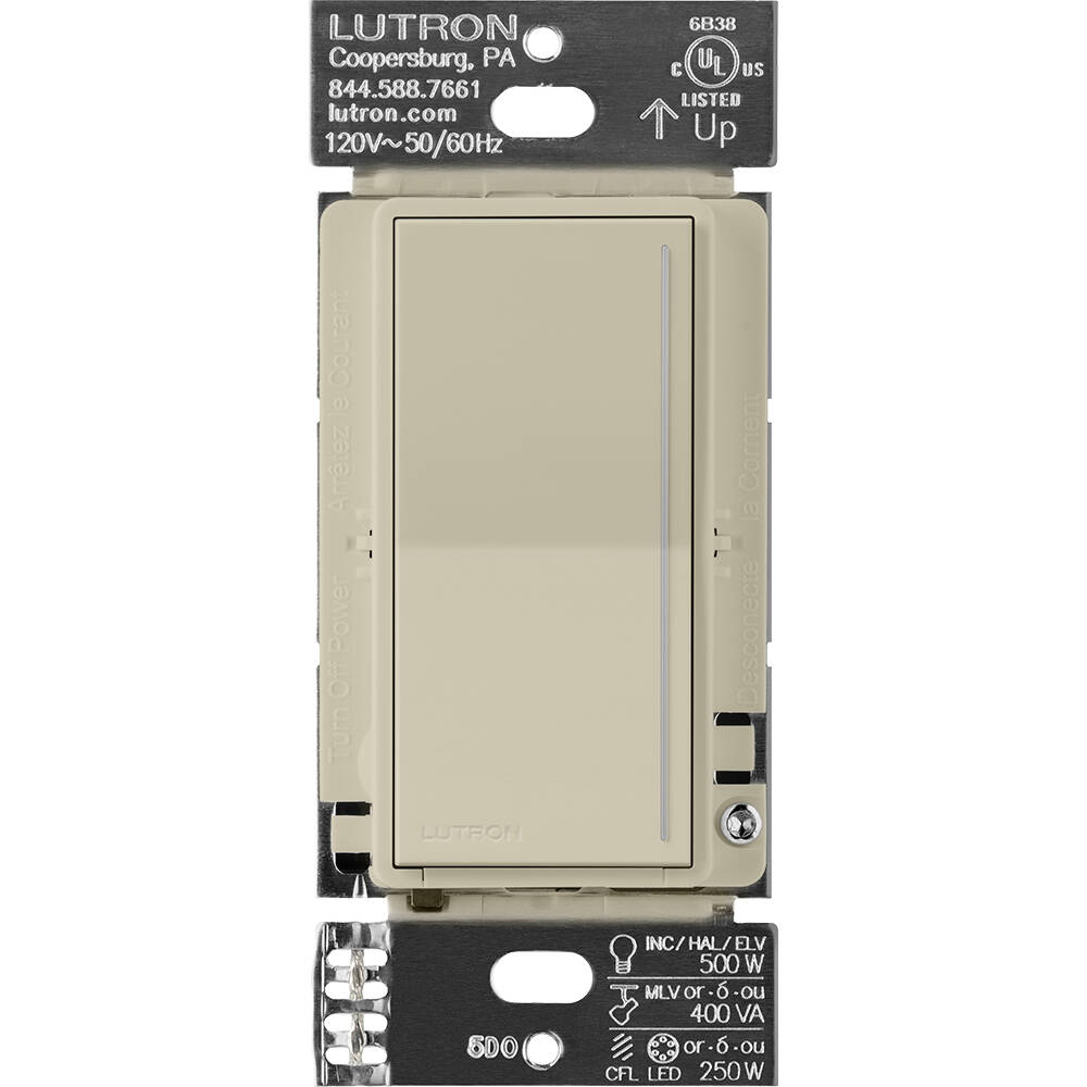 Lutron RadioRA3 SUNNATA RF Touch Dimmer Pro LED+, Clay (RRST-PRO-N-CY)
