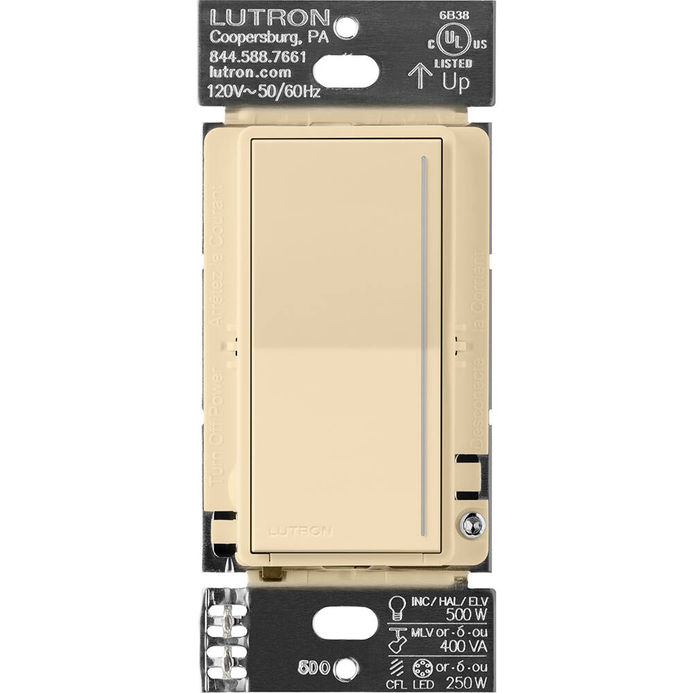 Lutron RadioRA3 SUNNATA RF Touch Dimmer Pro LED+, Ivory (RRST-PRO-N-IV)