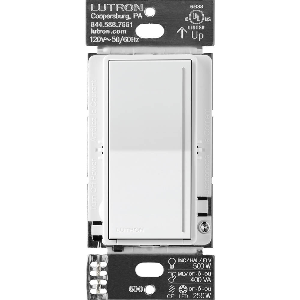 Lutron RadioRA3 SUNNATA RF Touch Dimmer Pro LED+, Snow (RRST-PRO-N-SW)