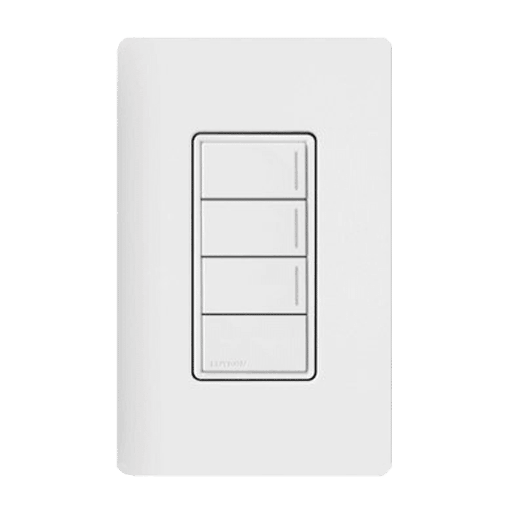Lutron RadioRA3 SUNNATA RF 3 Button Raise Lower Keypad, White (RRST-W3RL-WH)