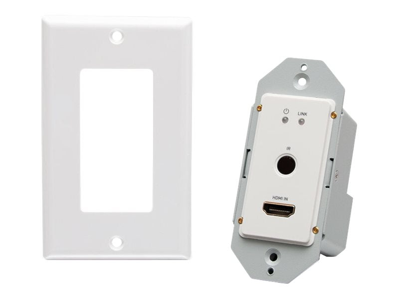 C2G 4K HDMI HDBaseT + RS232 et IR Single Gang Plaque murale Transmetteur