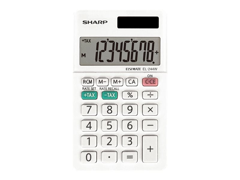 Calculadora de bolsillo Sharp Elsi Mate El-244W