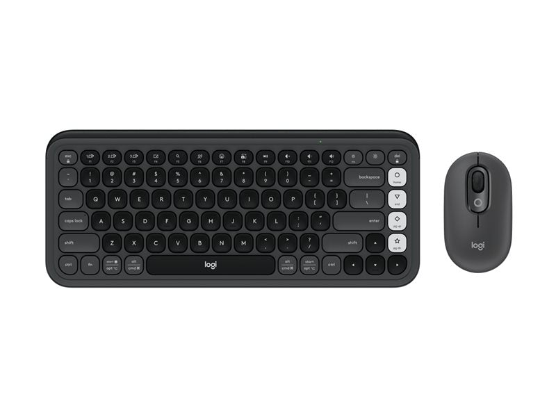 Logitech Pop Icon Combo - Conjunto de teclado y ratón - QWERTY - Inglés