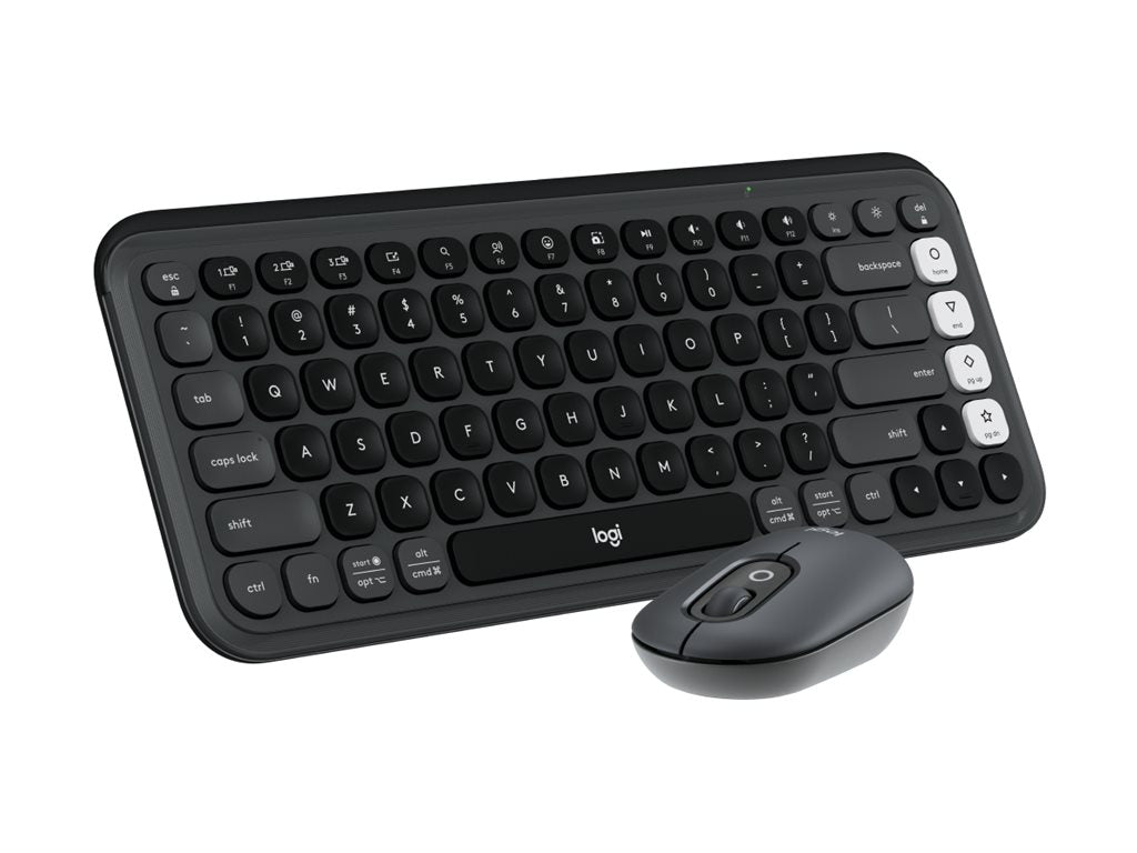 Logitech Pop Icon Combo - Conjunto de teclado y ratón - QWERTY - Inglés