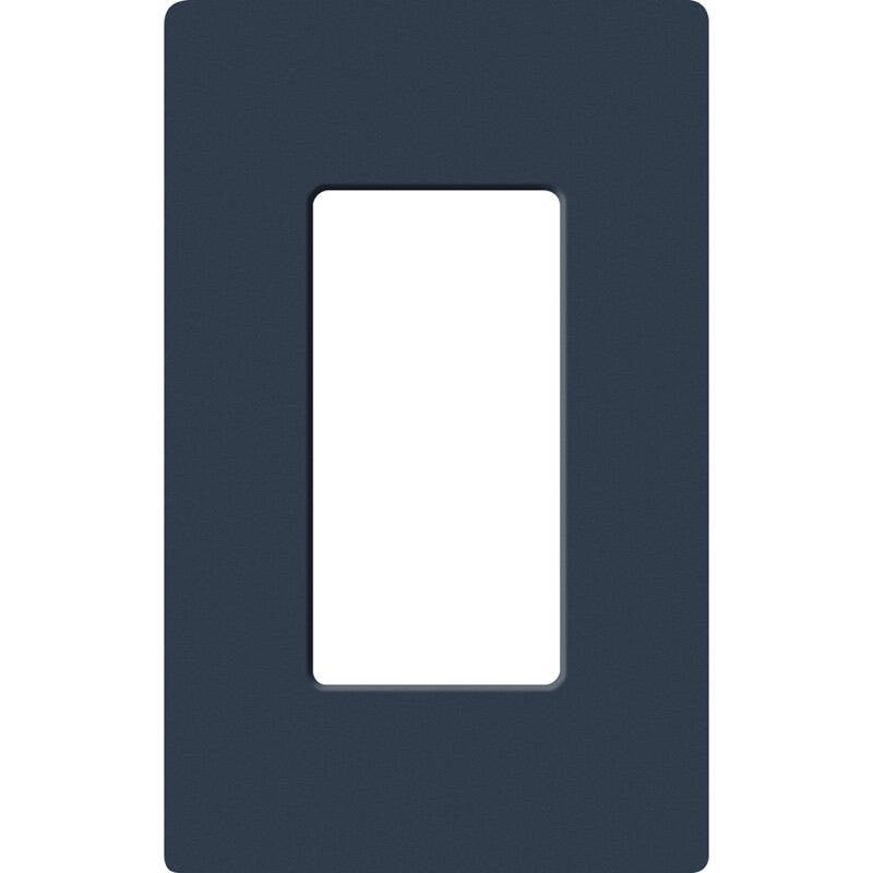 Lutron Satin Colors 1 Gang Decorator Wallplate, Deep Sea (SC-1-DE)