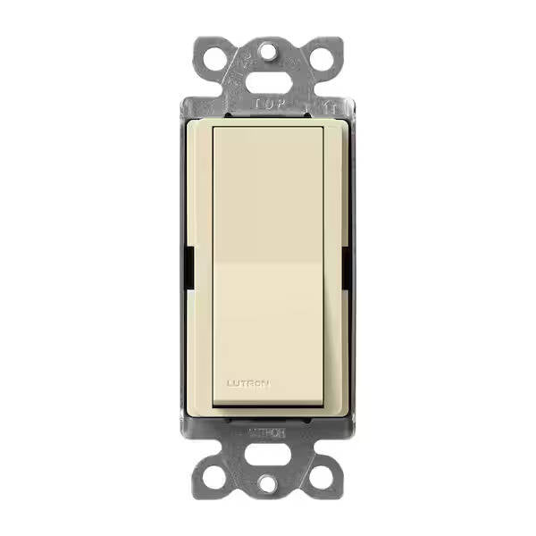 Lutron Satin Colors 15A 3 Way Switch, Sand (SC-3PS-SD)