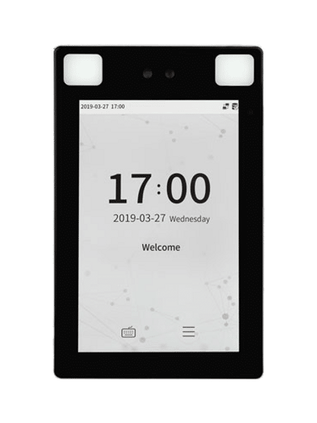 Zkteco Standalone door controller reads cards, mobile, and face/palm 8" display (ZK-SF1008-WP)