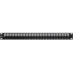TRENDnet 24 Port Blank Keystone Shielded 1U Patch Panel (TC-KP24S)