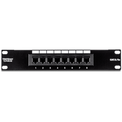 TRENDnet 8 Port CAT5E Unshielded Patch Panel (10" wide) (TC-P08C5E)