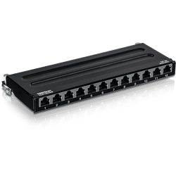 TRENDnet 12 Port CAT6A Shielded Wall Mount Patch Panel (TC-P12C6AS)