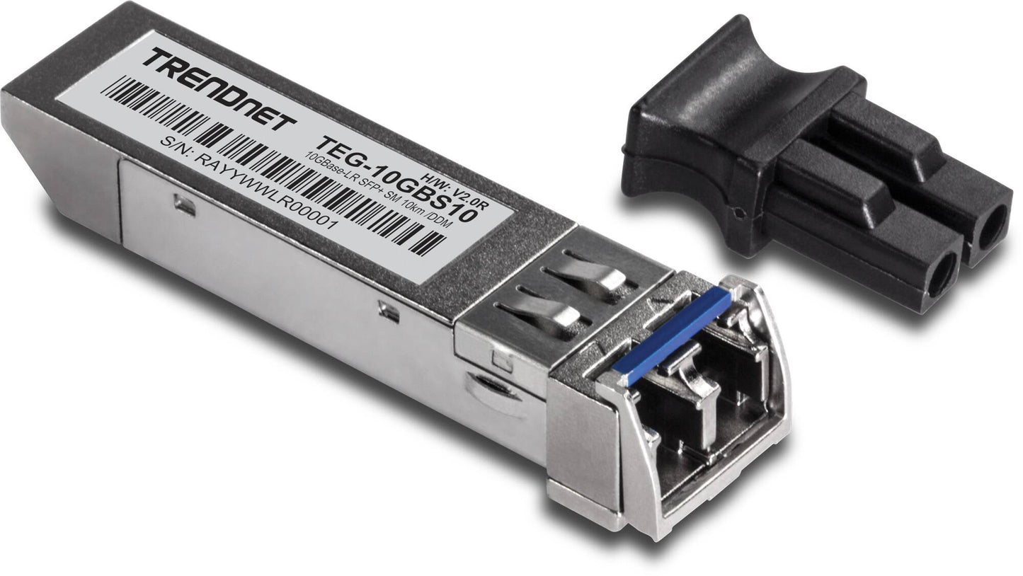 TRENDNet 2 x TEG-10GBS10 10GBASE-LR SFP+ Single Mode LC Module (TEG-10GBS10/2)